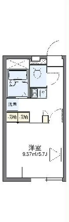 レオパレスカンタービレ 2階階 間取り