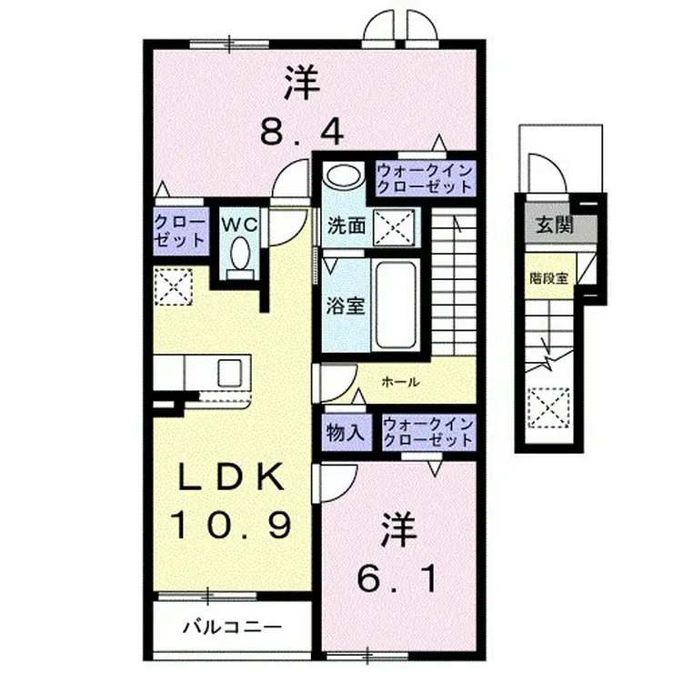 日神パレステージ浦和 2階階 間取り