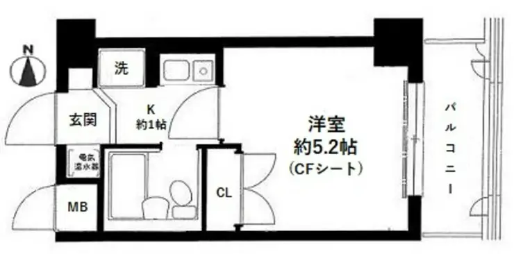 ストーク新丸子弐番館 6階階 間取り