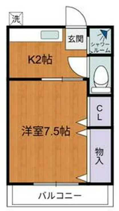 第一緑ヶ丘荘 2階階 間取り
