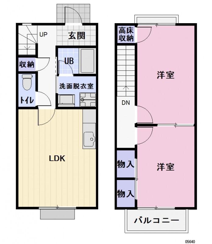 Ｖｉｌｌａｇｅ(2LDK)の間取り写真
