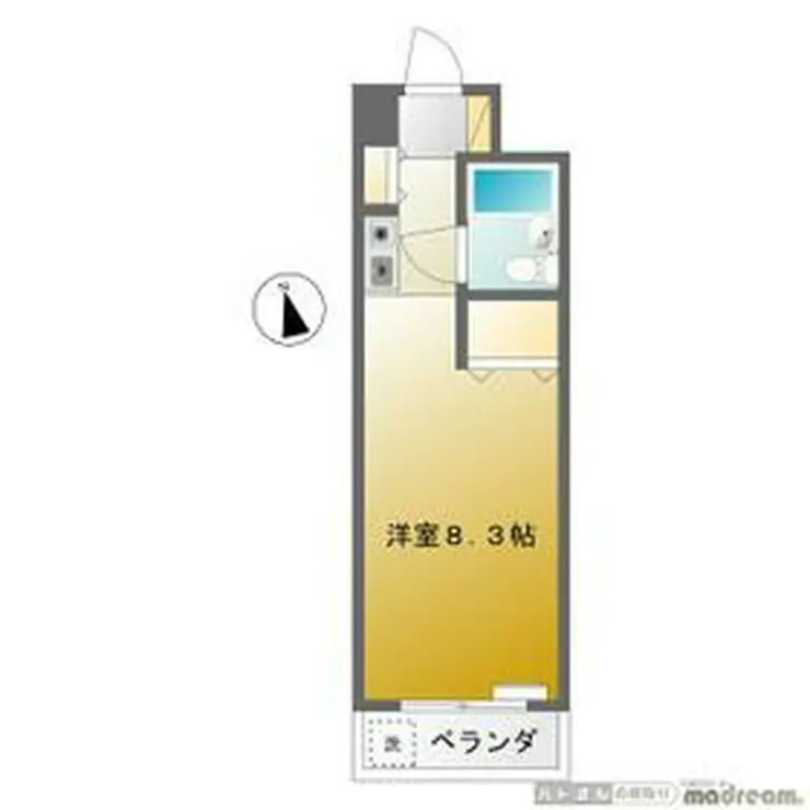 倉林マンション 3階階 間取り