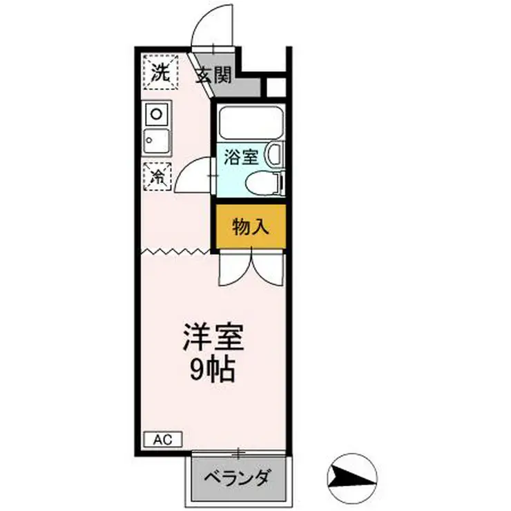 シーサイド金沢 2階階 間取り