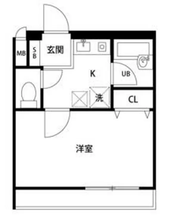 菱和パレス上目黒 1階階 間取り