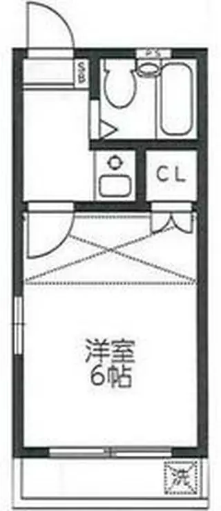 パインハイツII 2階階 間取り