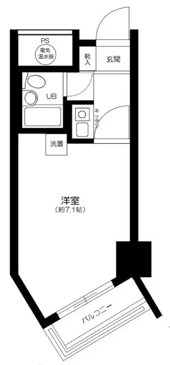 山下公園サンライトマンション2号棟 5階階 間取り