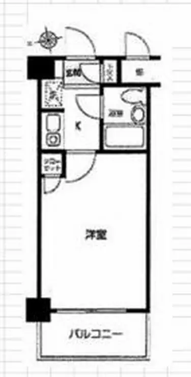 クリオ新杉田壱番館 1階階 間取り