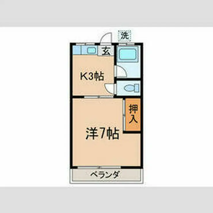 第二杉本荘 2階階 間取り
