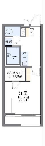 レオパレスドリーム(1K/2階)の間取り写真
