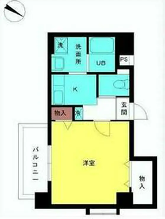 スカイコート神楽坂壱番館 13階階 間取り