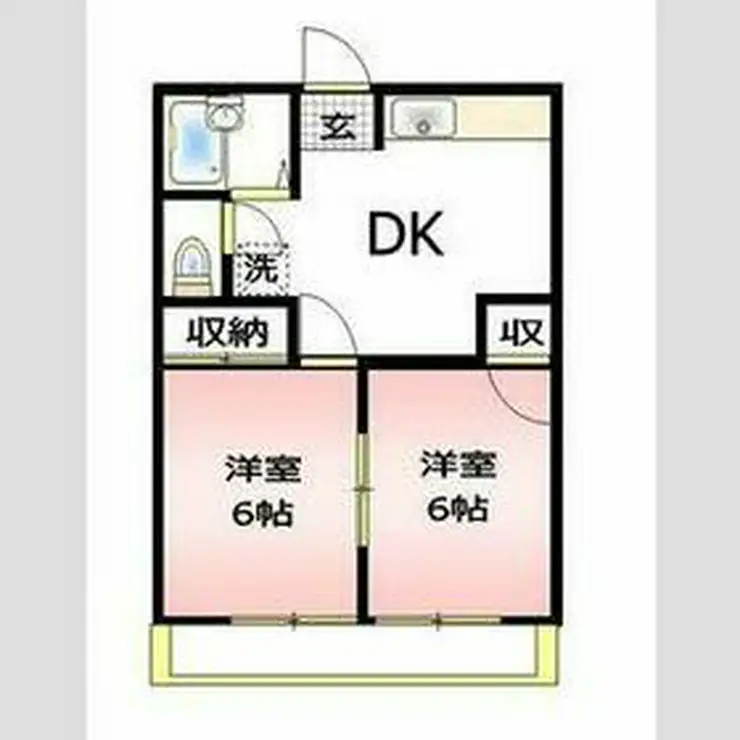 ハイツヤザワ 1階階 間取り