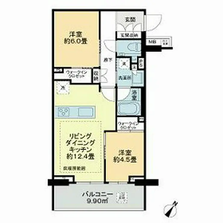 アトラス青山レジデンシャル 6階階 間取り