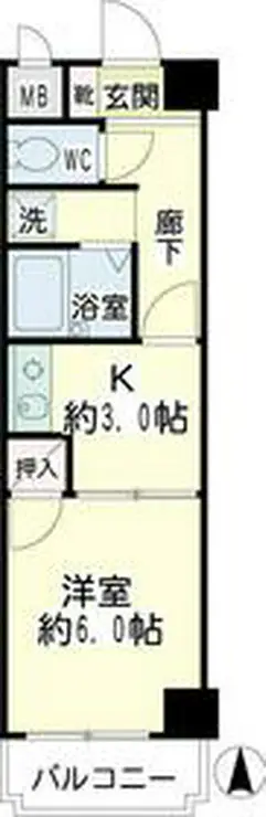 アーバンハイツ鶴見 2階階 間取り