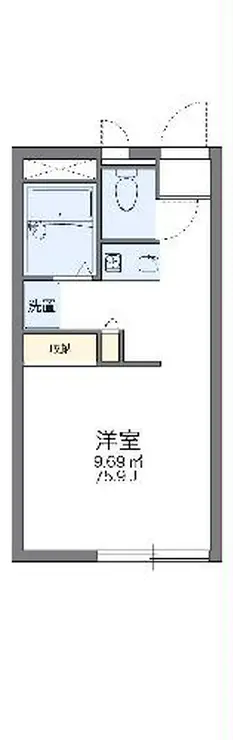 レオパレスVingt et un 1階階 間取り
