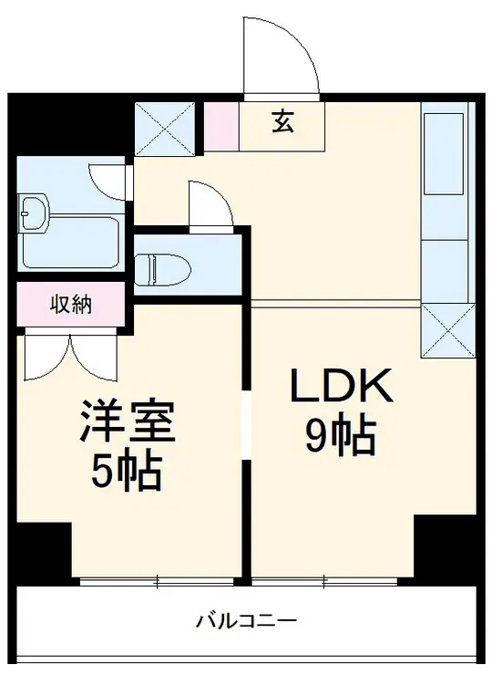 横浜三吉町第4レッツビル 4階階 間取り