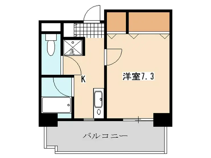 K.Mパークサイド 2階階 間取り
