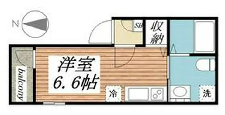 Shalom大久保 1階階 間取り