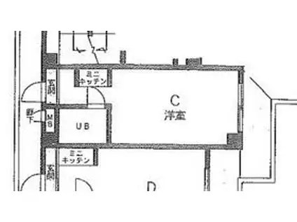 メゾンSK7(ワンルーム/2階)の間取り写真