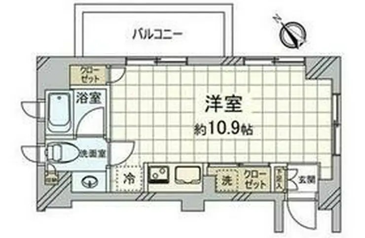 ゼクシア市谷台 8階階 間取り