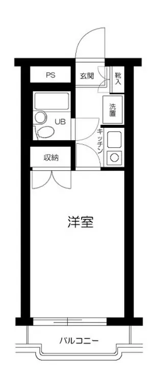 パーソネージュ下丸子 3階階 間取り