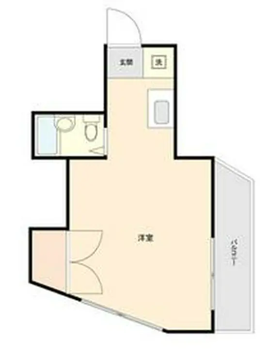 ハイネヴィラ 1階階 間取り