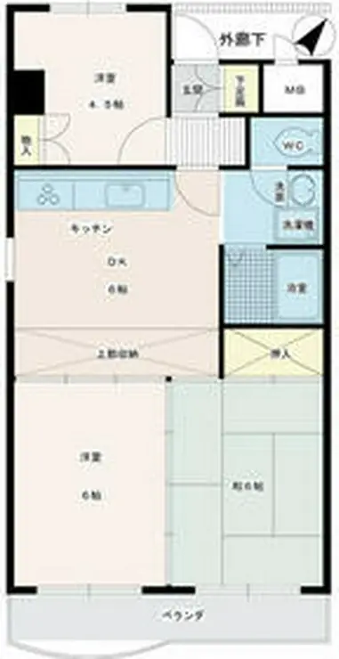 新屋ビル 3階階 間取り
