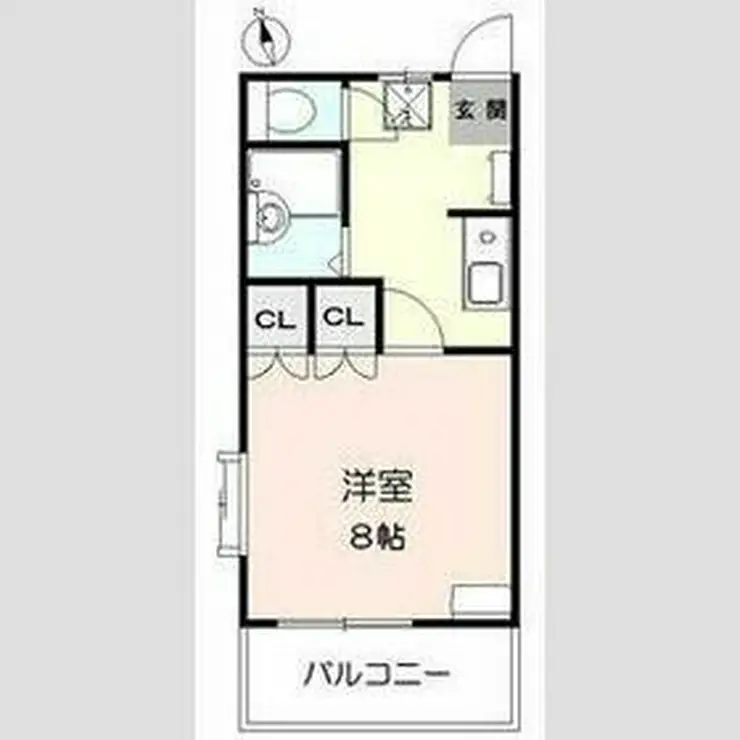 ニューハイツ宏榮 1階階 間取り