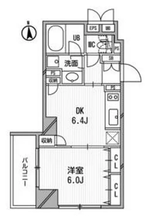 クリオ三田ラ・モード 5階階 間取り