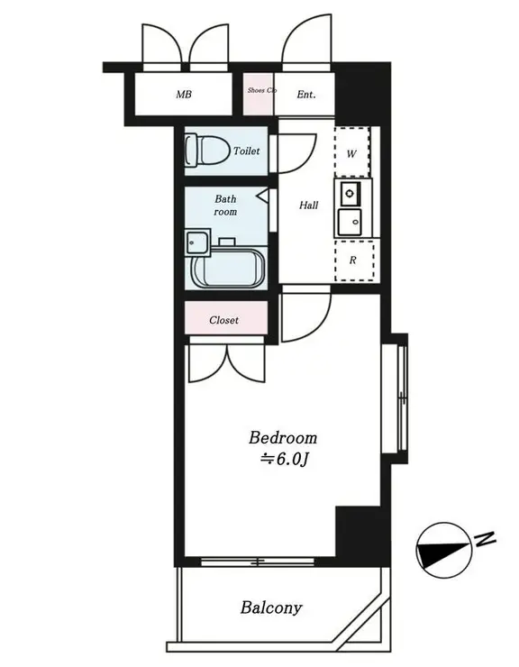 メインステージ平和島 9階階 間取り