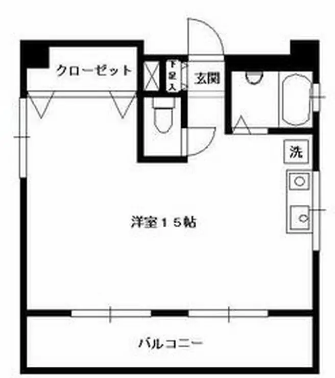ソレイユ関口 5階階 間取り