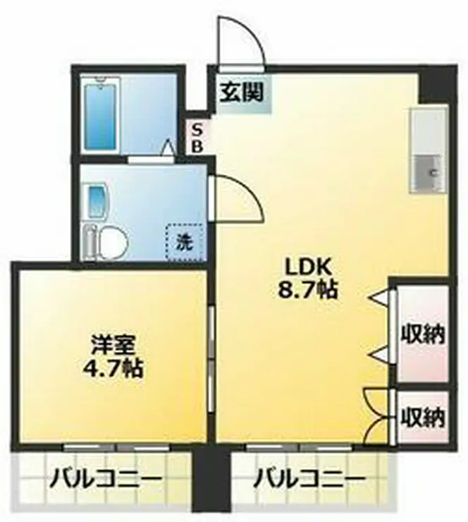 高久ビル 4階階 間取り