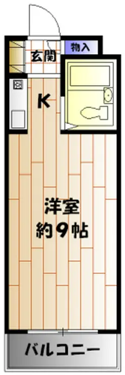 ハイネス相模大野 2階階 間取り