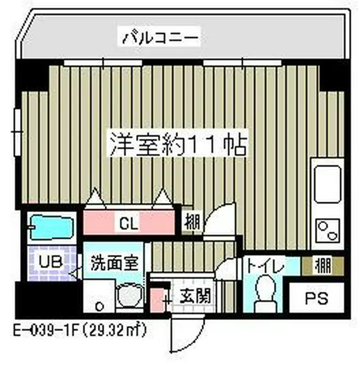 南行徳ハイツ 1階階 間取り