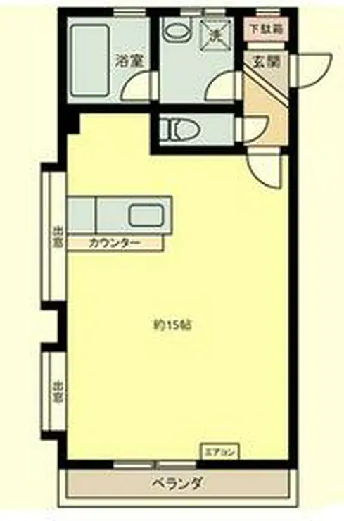 ハイツあけぼの 2階階 間取り