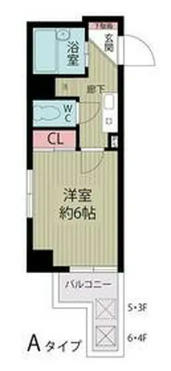サンライズ浦安 1階階 間取り