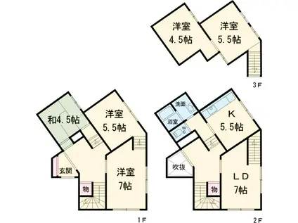 マックステラス(5LDK)の間取り写真