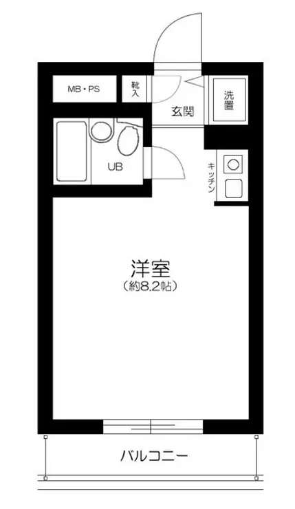 ハイネスプラザ新宿5 2階階 間取り