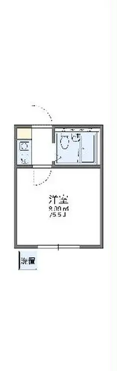 レオパレス北烏山 1階階 間取り
