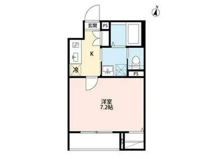 ROBOT HOME長洲Ⅱ(1K/1階)の間取り写真