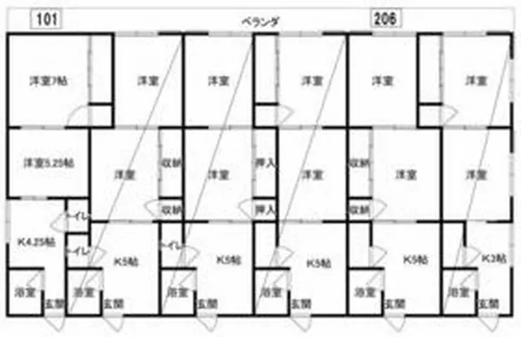 コーポコニシ 1階階 間取り