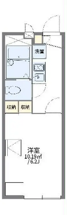 レオパレスキャピタル平松 2階階 間取り