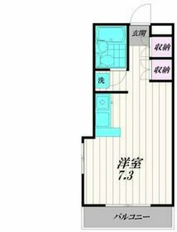 エスポワール西馬込 2階階 間取り