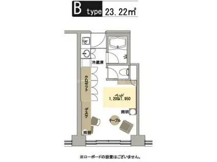 メゾン淀川(ワンルーム/6階)の間取り写真