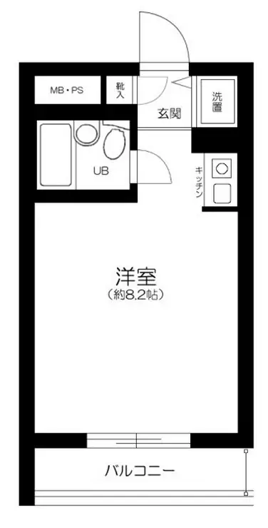 ハイネスプラザ新宿5 1階階 間取り