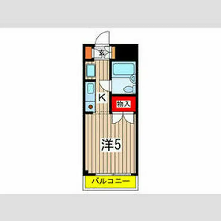 ペガサスマンション生田 2階階 間取り