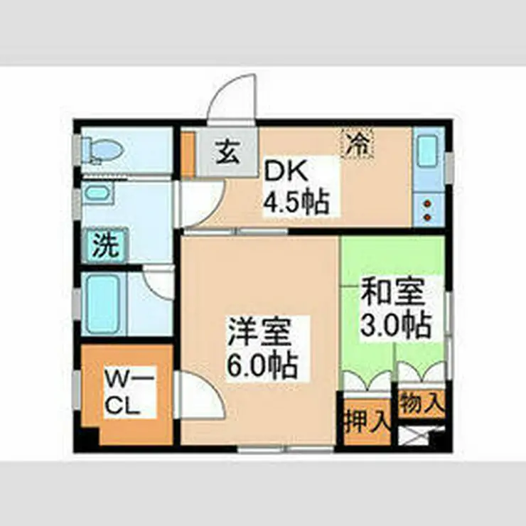 ルミネオオシロ 1階階 間取り