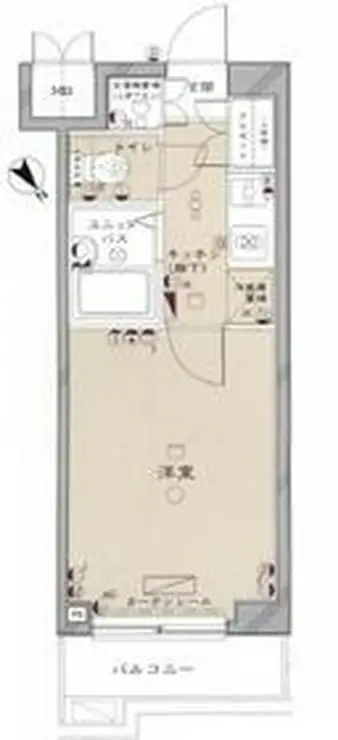 ルーブル恵比寿サウスガーデン 4階階 間取り
