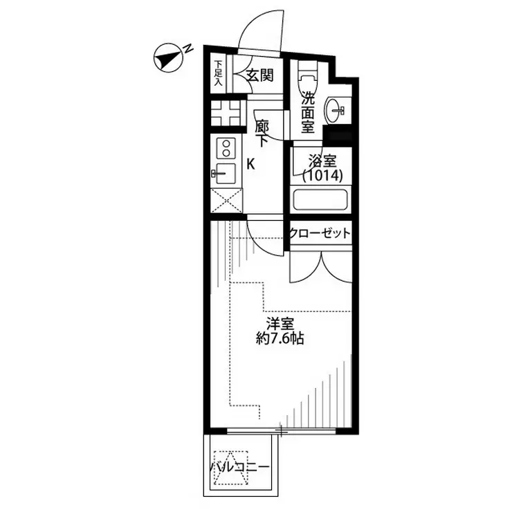 プレール・ドゥーク北新宿III 3階階 間取り