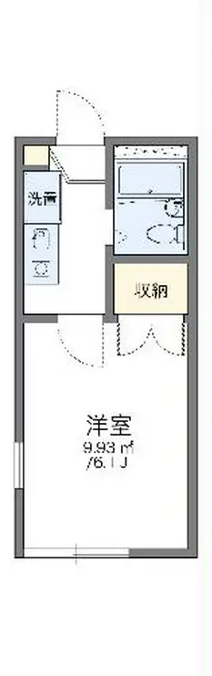 レオパレスイキ明大前 2階階 間取り