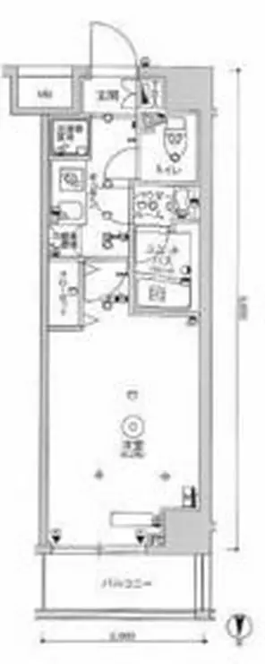 スカイコート中野沼袋 4階階 間取り